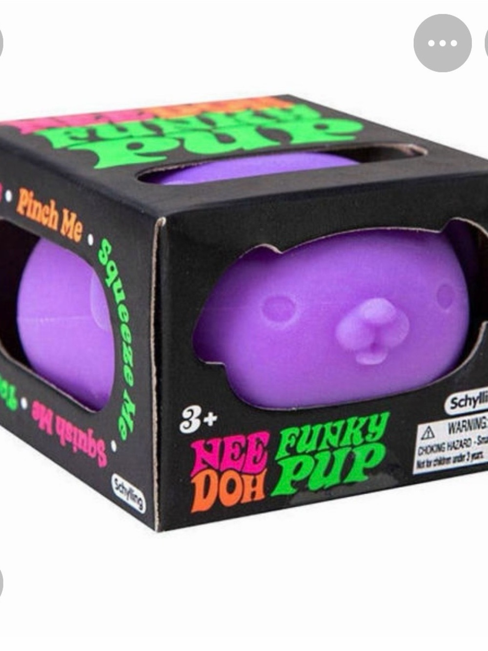 NeeDoh Funky Pup Squeeze Toy - Purple